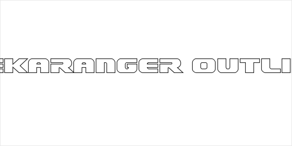 Dekaranger Outline Logo