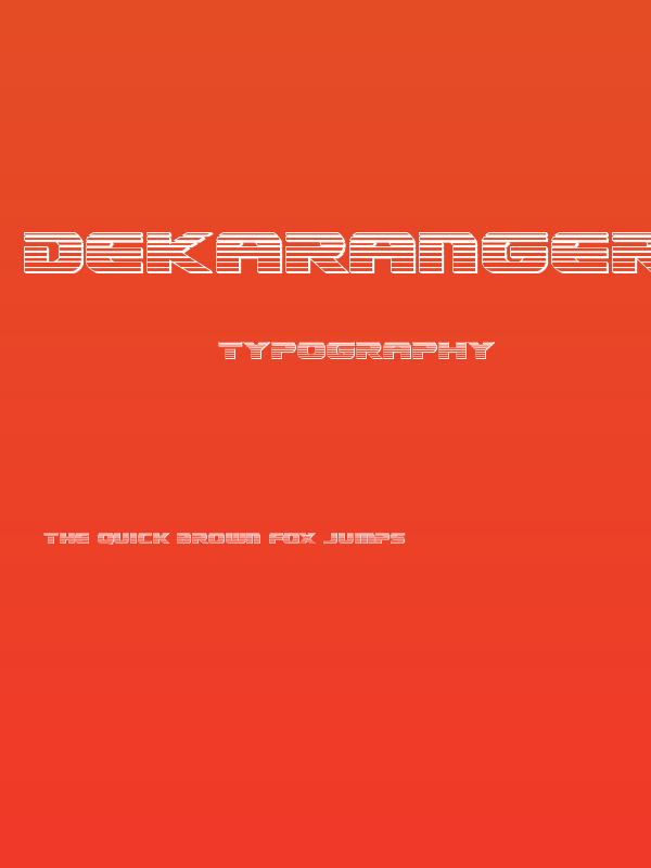 Dekaranger Platinum Poster