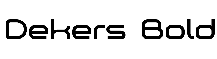 Dekers_Bold Font