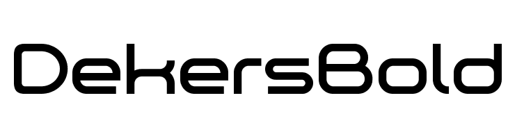 Dekers_Bold Font