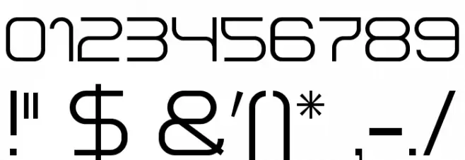 Dekers_light Font OTHER CHARS