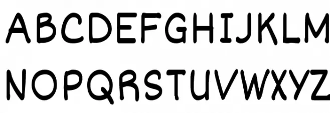 Dekko Font UPPERCASE