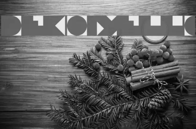 Deko Yello Font examples