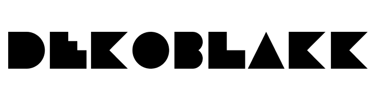 DekoBlakk Font