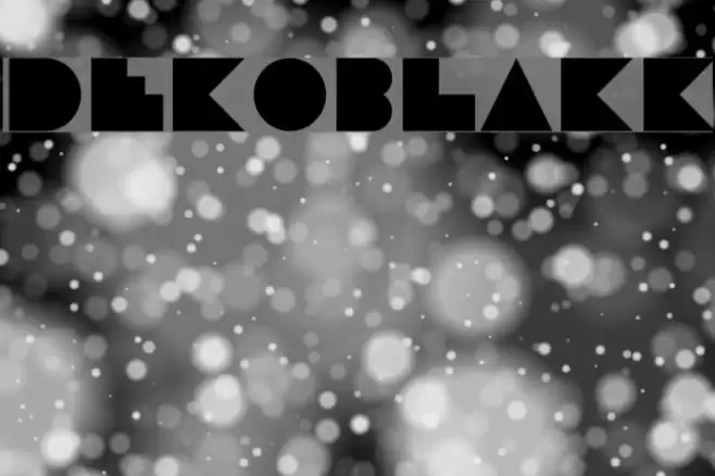 DekoBlakk Font examples