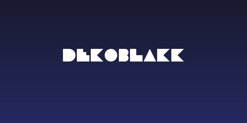 DekoBlakk Social Header