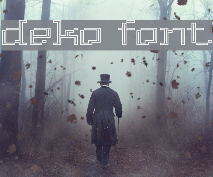 Deko Font examples