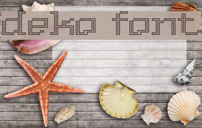 Deko Font examples