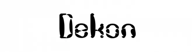 Dekon  Frei Schriftart Herunterladen