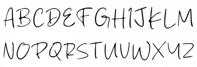 Dekopon Fruit Font UPPERCASE