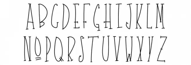 Del Poha Schriftart Groß