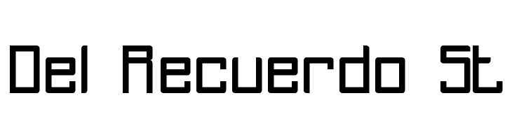 Del Recuerdo St Font
