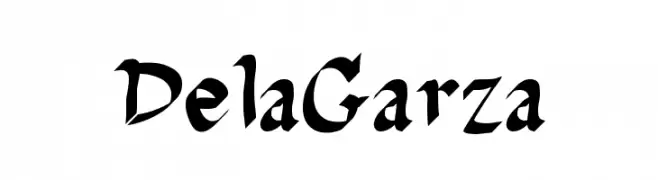 DelaGarza  Frei Schriftart Herunterladen