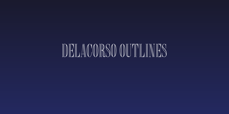 Delacorso Outlines Social Header