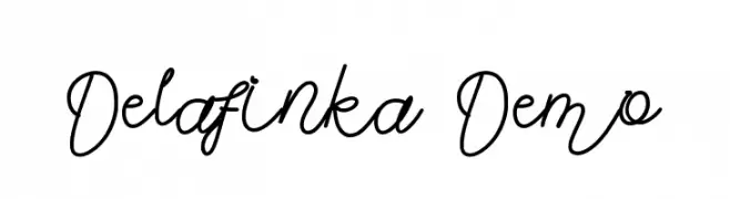 Delafinka Demo  Frei Schriftart Herunterladen