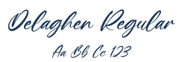Delaghen Regular Font Preview