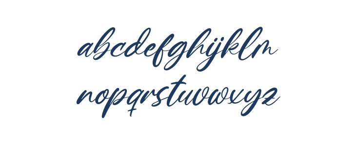 Delaghen Regular Lowercase