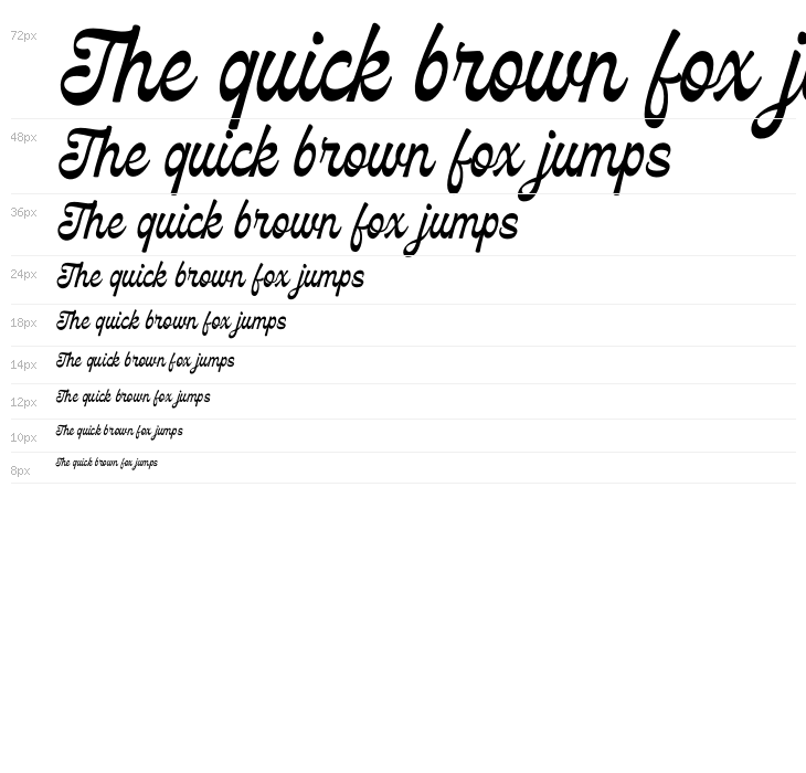 Delagio Script PERSONAL USE Regular Waterfall