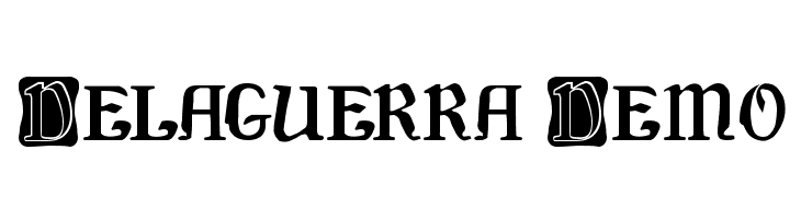 Delaguerra Demo Font