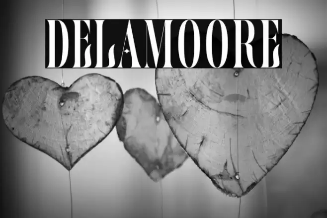Delamoore Font examples