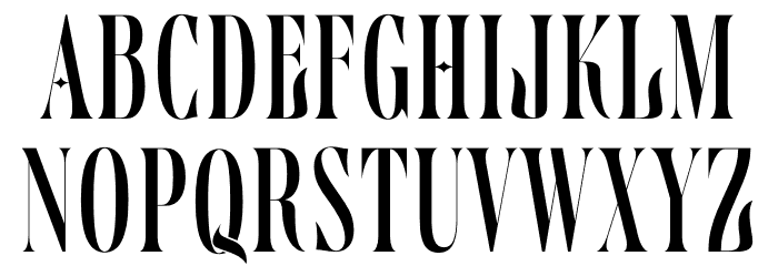 Delamoore Font LOWERCASE