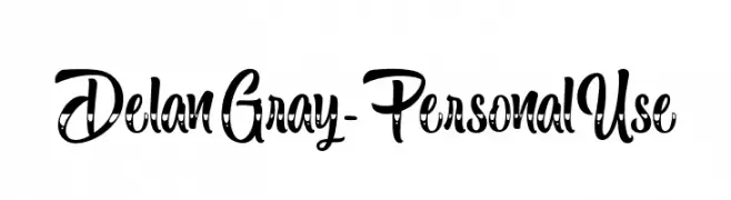 DelanGray-PersonalUse  Скачать бесплатные шрифты