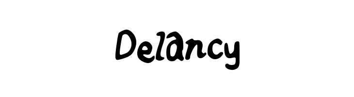 Delancy  フリーフォントのダウンロード