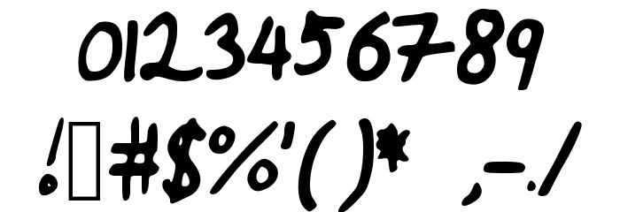 Delancy Font OTHER CHARS