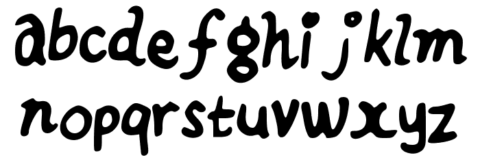 Delancy Font LOWERCASE