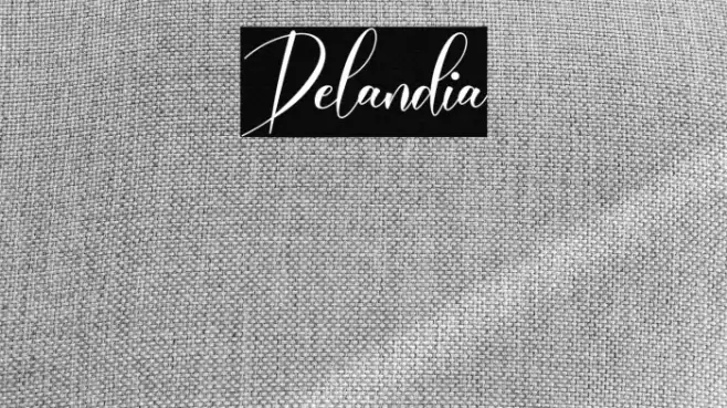 Delandia Font examples