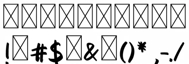 Delaney Nicholas Font OTHER CHARS