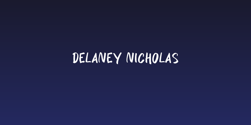 Delaney Nicholas Social Header