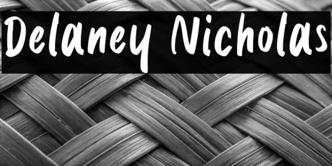 Delaney Nicholas Font examples