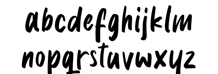 Delaney Nicholas Font LOWERCASE