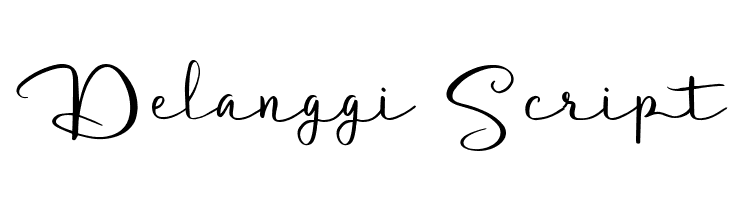 Delanggi Script  Frei Schriftart Herunterladen