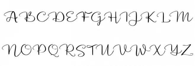 Delanggi Script Fonte MAIÚSCULAS