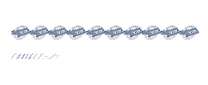 Delanisyta Gabrielle DEMO VERSI Italic Other Characters