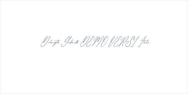 Delanisyta Gabrielle DEMO VERSI Italic Logo