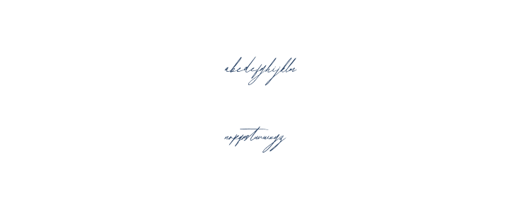 Delanisyta Gabrielle DEMO VERSI Italic Lowercase