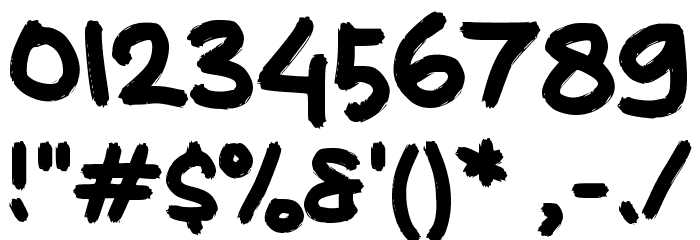 Delapan Font OTHER CHARS