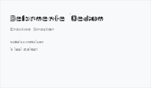 Delarmente Medium Business Card