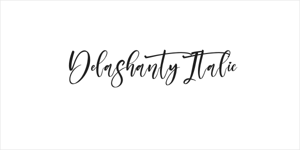 Delashanty Italic Logo