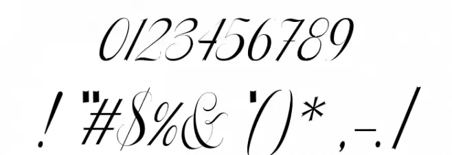 DelayedLove Font OTHER CHARS