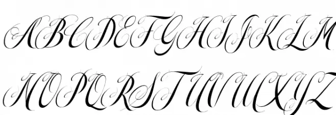 DelayedLove Schriftart Groß