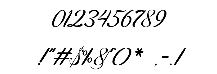 Delberg Font OTHER CHARS