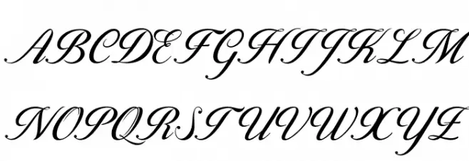 Delberg 字体 大写