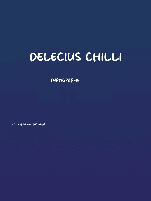 Delecius Chilli Poster