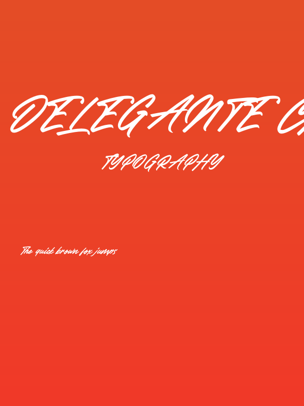 Delegante Champion Poster