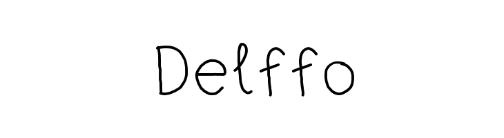 Delffo  नि: शुल्क फ़ॉन्ट्स डाउनलोड