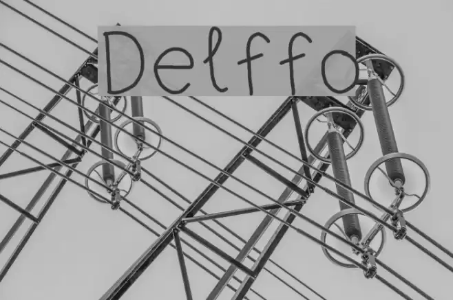 Delffo Font examples